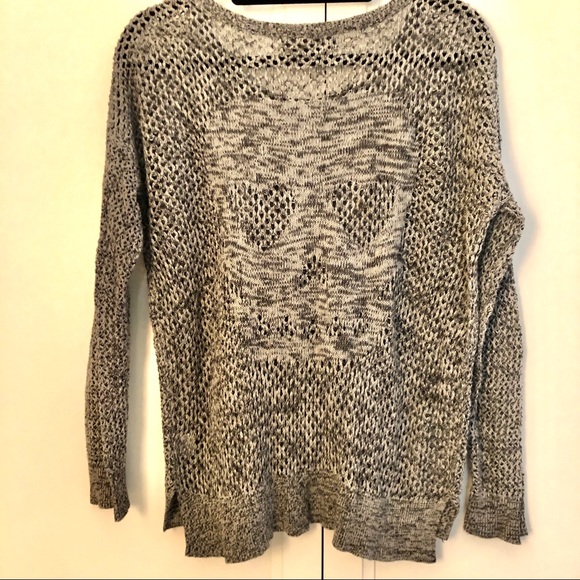 Vintage Havana Open Knit Scull Back Sweater, S - Picture 4 of 11